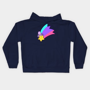 Rainbow Shooting Star Octopus Kids Hoodie